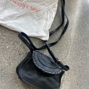 See by Chloe crossbody and belt bag black leather bag